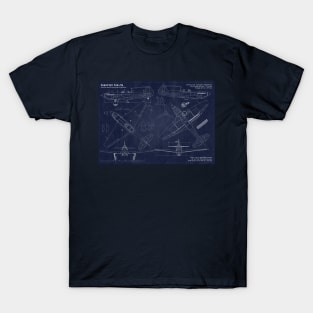 Yakovlev Yak9m URSS Blueprint T-Shirt